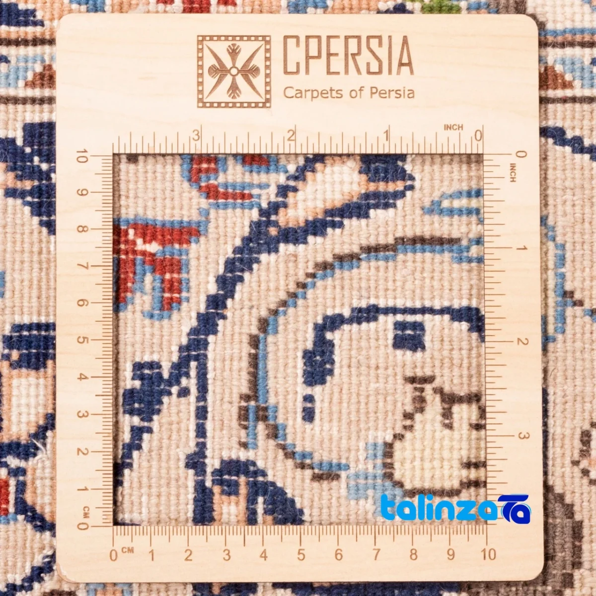 C Persia Handwoven Rug Elegant Design 290 x 197 - Weave close-up showing material and craftsmanship