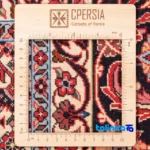 Weave close-up of C Persia Handwoven Rug Luxurious Design material and craftsmanship