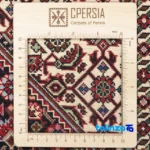 Weave close-up of Cypress Persian Handwoven Rug Red material and craftsmanship