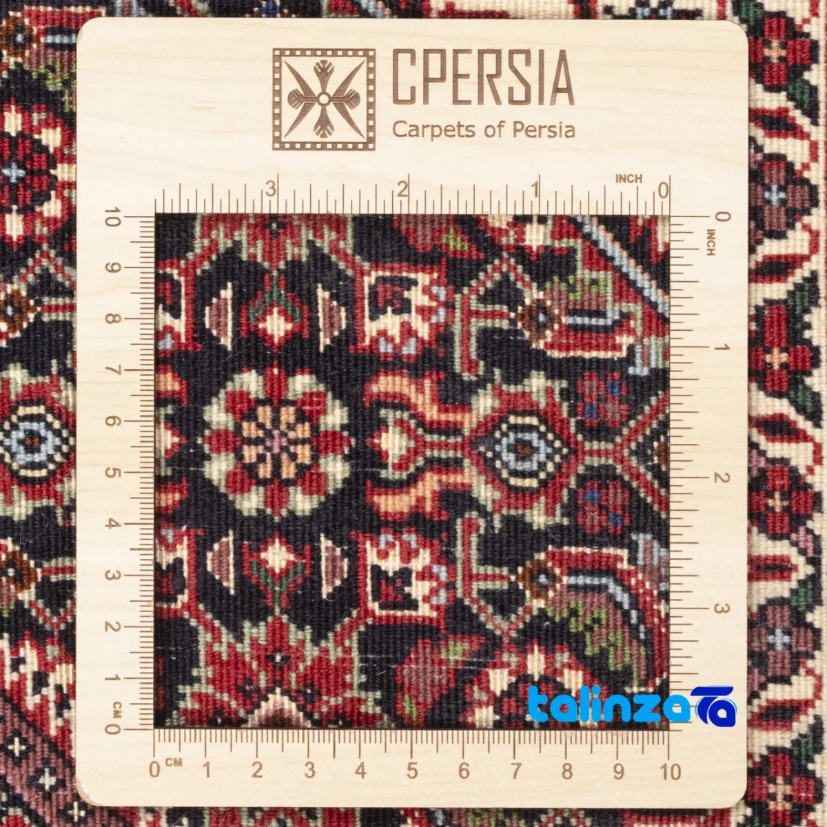Si Persia Handwoven Rug Elegant Design material and craftsmanship (Weave close-up)