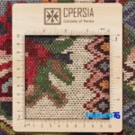 Weave close-up of C Persia Handwoven Rug Exquisite Design material and craftsmanship