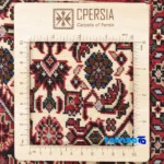 C Persia Handwoven Carpet Red material and craftsmanship (Weave close-up)