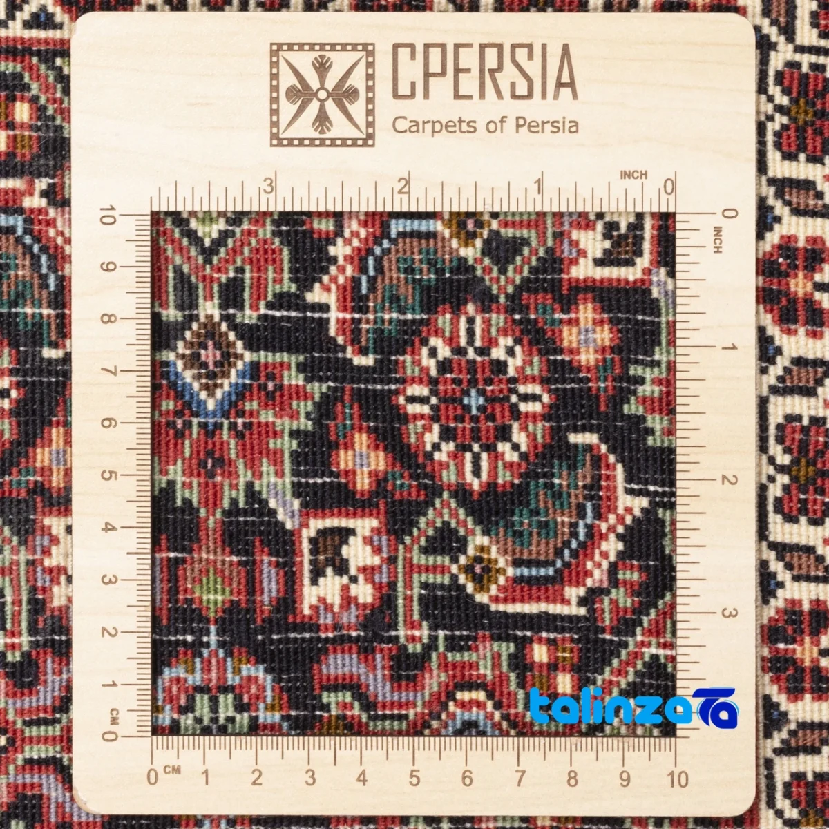 Si Persia Handwoven Rug Red 184x110 cm material and craftsmanship (Weave close-up)