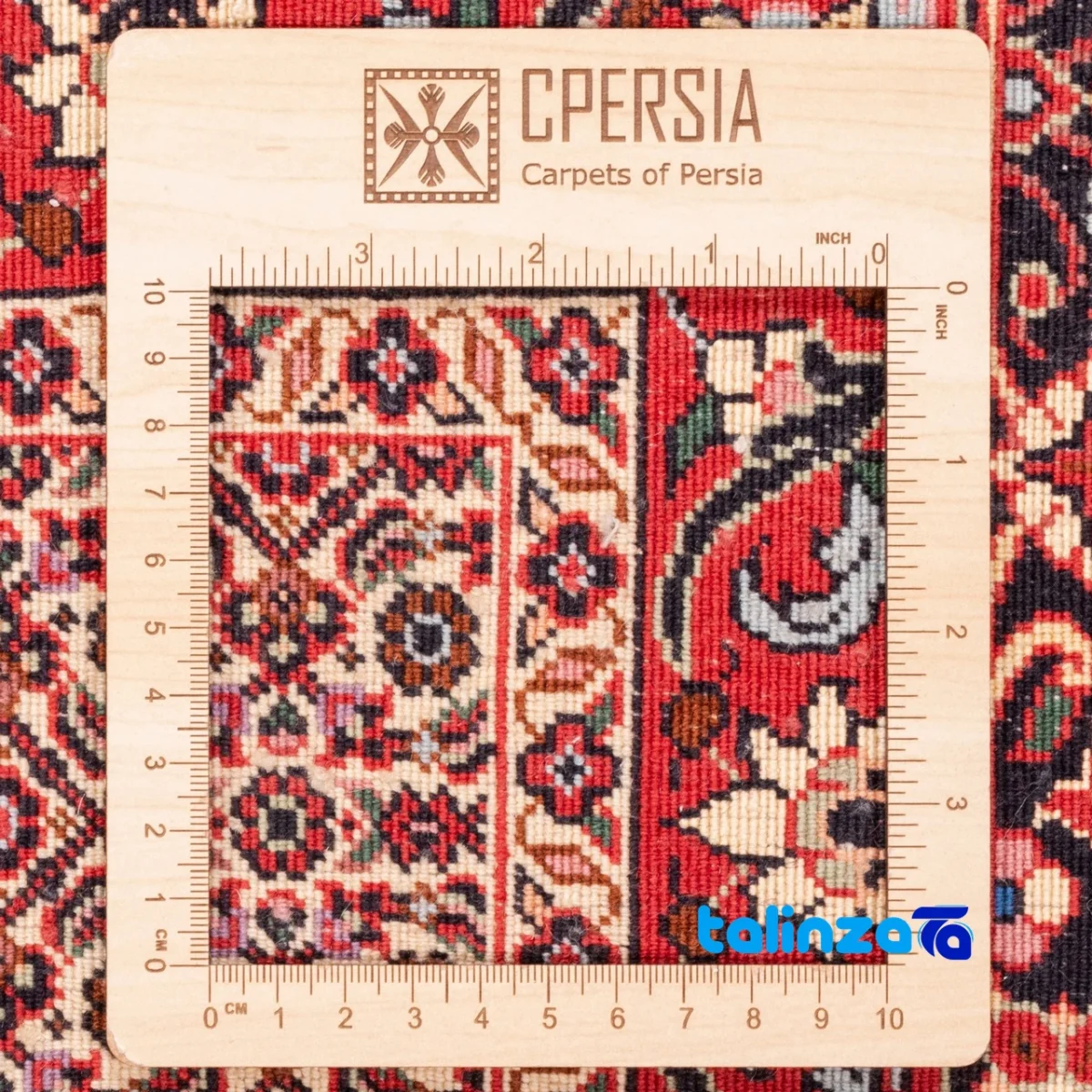 C Persia Handwoven Rug Stunning Design - Detail view showing pile texture close-up