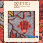 Weave close-up of C Persia Handwoven Rug Elegant Design material and craftsmanship