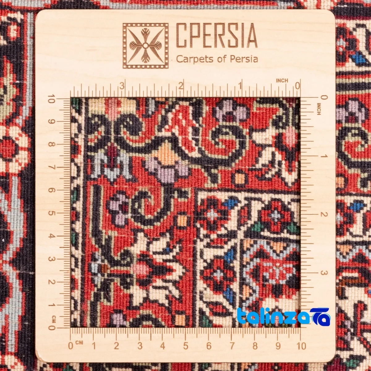 Si Persia Handwoven Rug Luxurious Design material and craftsmanship (Weave close-up)