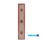 Handwoven Carpet Runner Cream Turanji Design material and craftsmanship (Weave close-up)