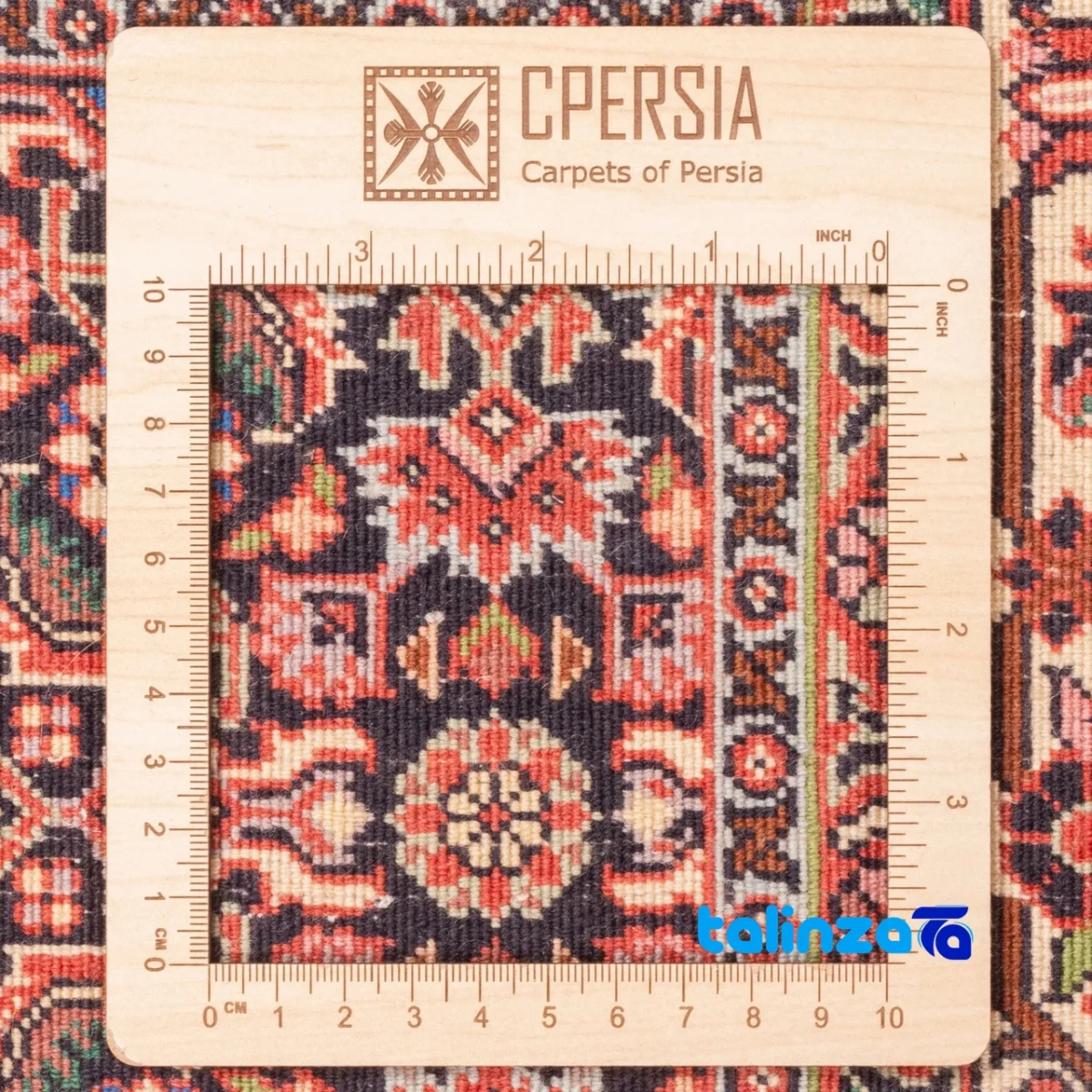 Si Persia Handwoven Carpet Elegant Design material and craftsmanship (Weave close-up)