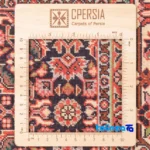 Si Persia Handwoven Carpet Elegant Design material and craftsmanship (Weave close-up)