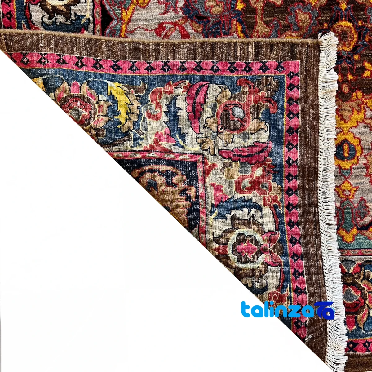 Handwoven Carpet Modern Design Colorful material and craftsmanship (Weave close-up)