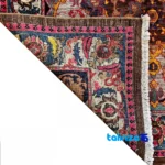 Handwoven Carpet Modern Design Colorful material and craftsmanship (Weave close-up)