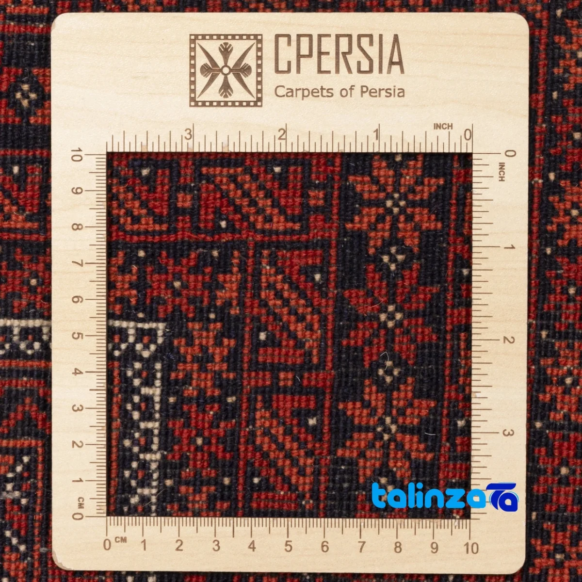 Detail view of Persia Handwoven Rug Rectangular Luxurious Design pile texture close-up