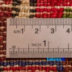 Weave close-up of Handwoven Hamadan Area Rug Traditional Design material and craftsmanship