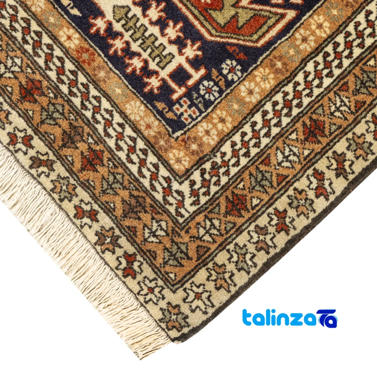 Persian Handwoven Rug Set - Traditional Design material and craftsmanship (Weave close-up)