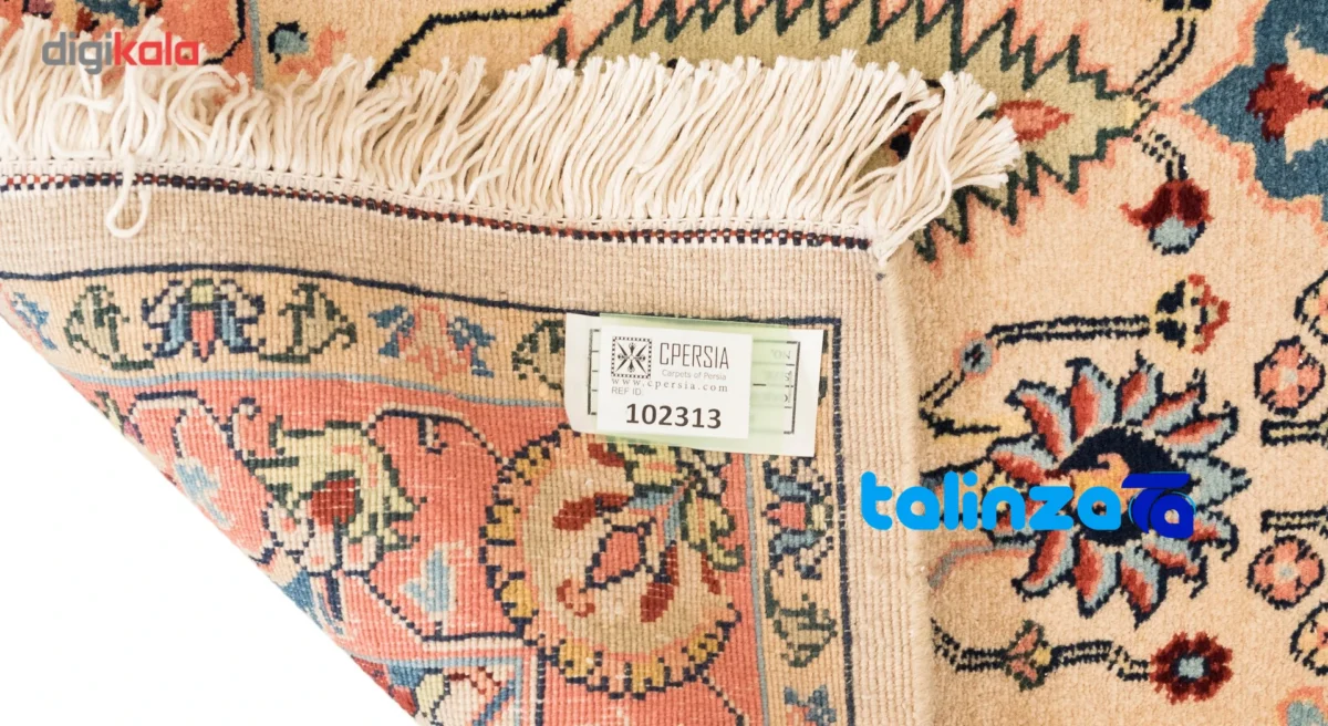 Cypress Handwoven Runner Rug Geometric Design Cream material and craftsmanship (Weave close-up)
