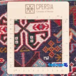 Si Persia Handwoven Runner Rug Luxurious Red - Detail view showing pile texture close-up