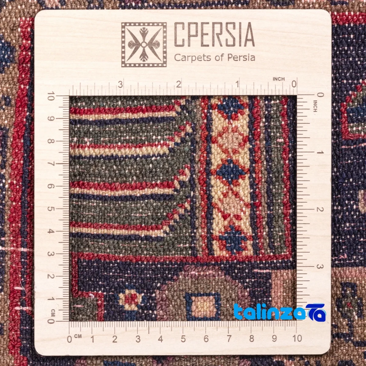 C Persia Handwoven Rug Elegant Peach Design Handwash only - Detail view showing pile texture close-up