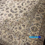 Raza Handmade Carpet Turkmen Nain Design 350x250x2 cm - Weave close-up showing material and craftsmanship
