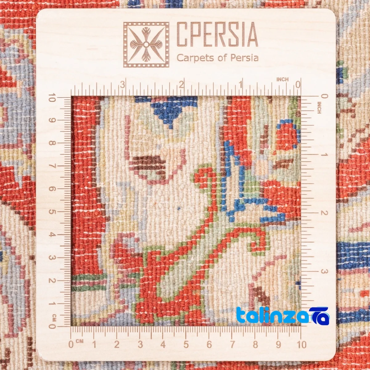 C Persia Handwoven Rug Elegant Design 348x207x1 cm - Detail view showing pile texture close-up