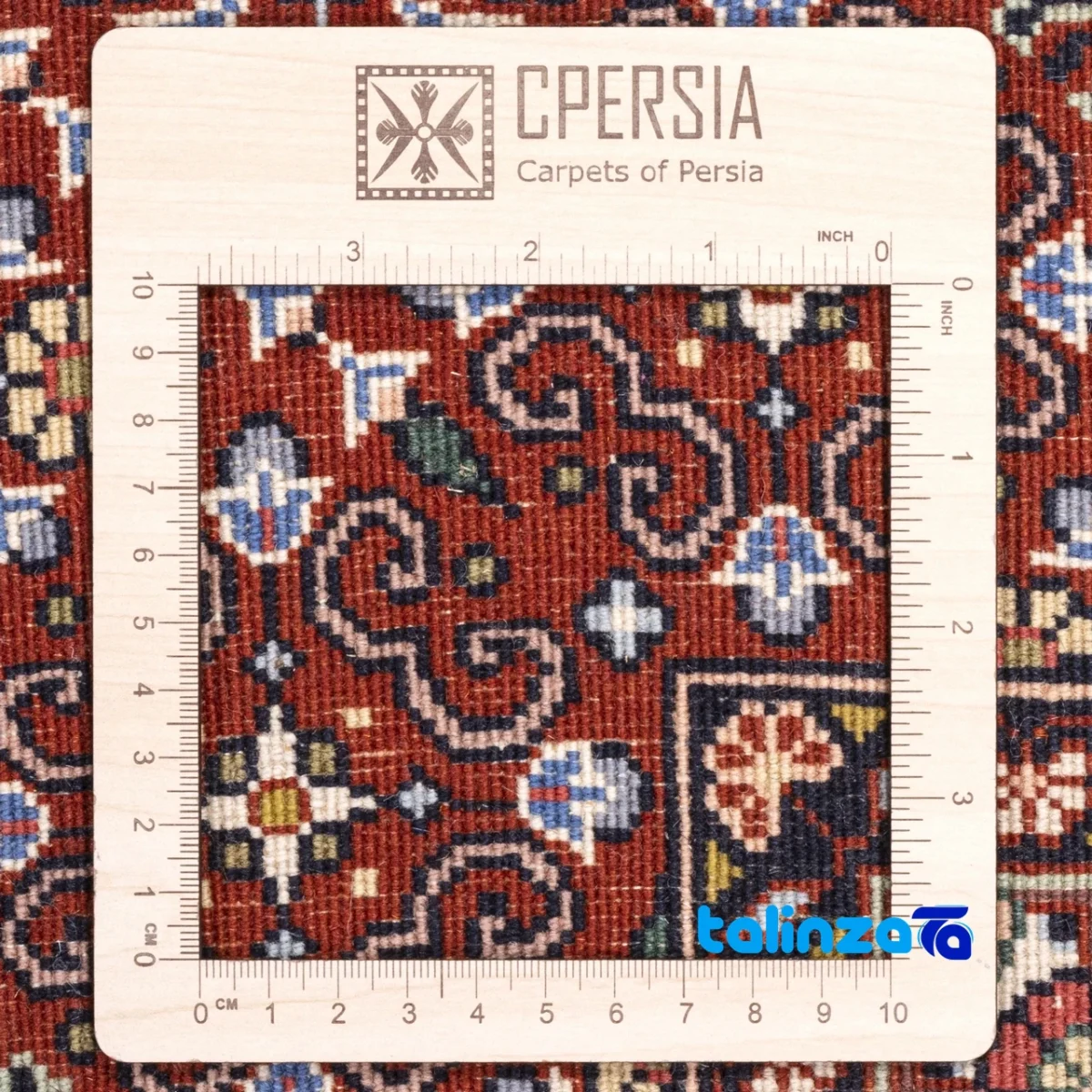 Cypress Handwoven Area Rug Elegant Cream Design pile texture close-up (Detail view)
