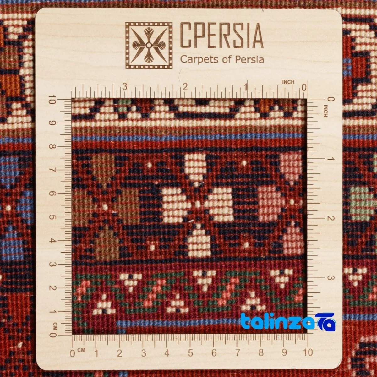 C Persia Handwoven Rug Stunning Design - Detail view showing pile texture close-up
