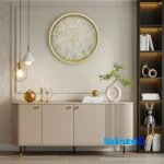 Profile angle of Wilder Quartz Wall Clock Model 404 thickness and build