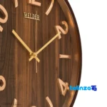 Welder Wall Clock A-605 Stylish Design Quartz - Profile angle showing thickness and build