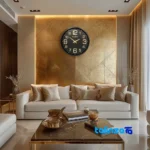 Profile angle of Wilder Wall Clock Model 607 Stylish Design thickness and build