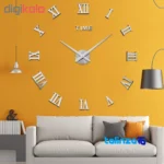 In-room view of DekoShop Wall Clock FT-U20 Unique Design Plastic styling and size reference