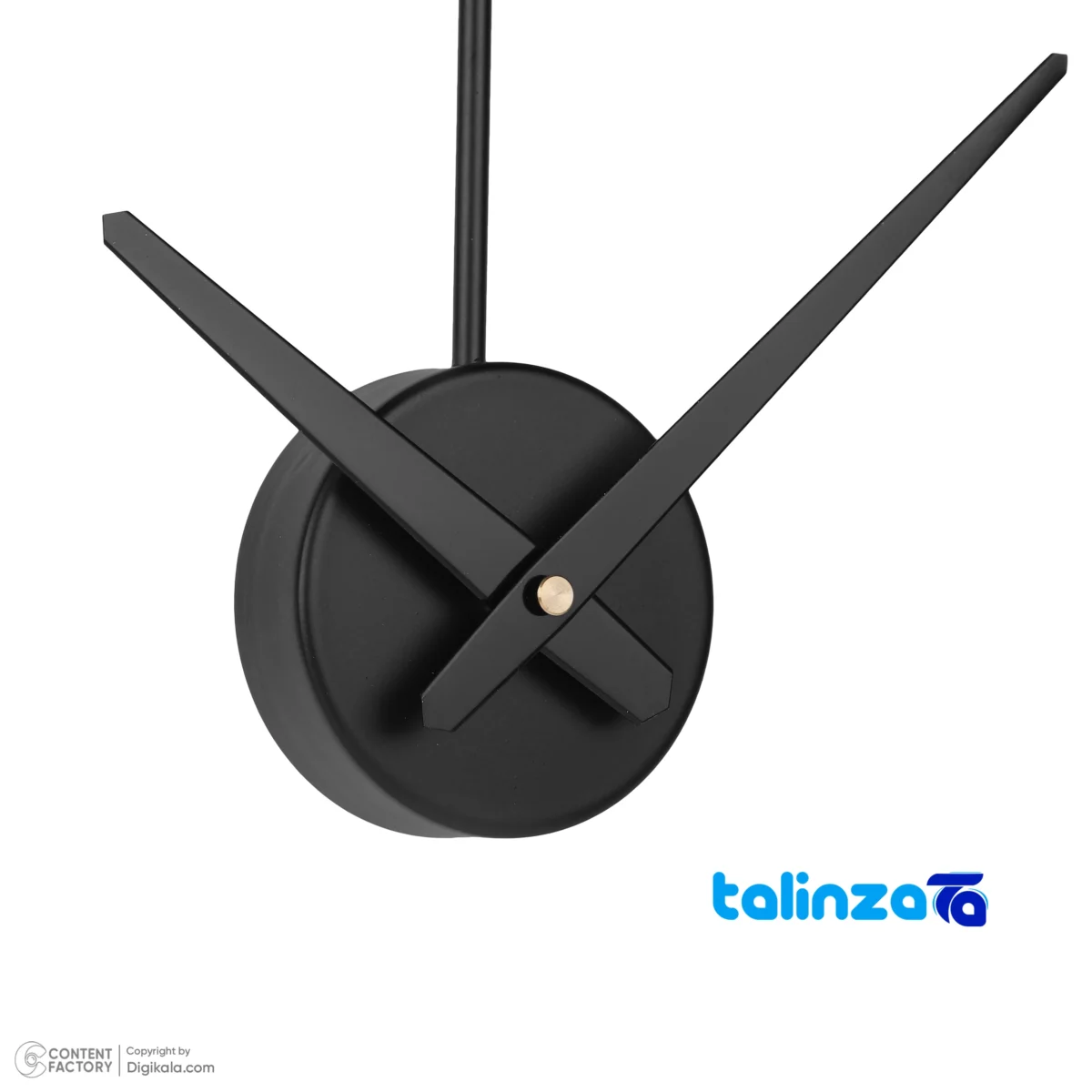 Elegant Wall Clock Model 0041 - Profile angle showing thickness and build
