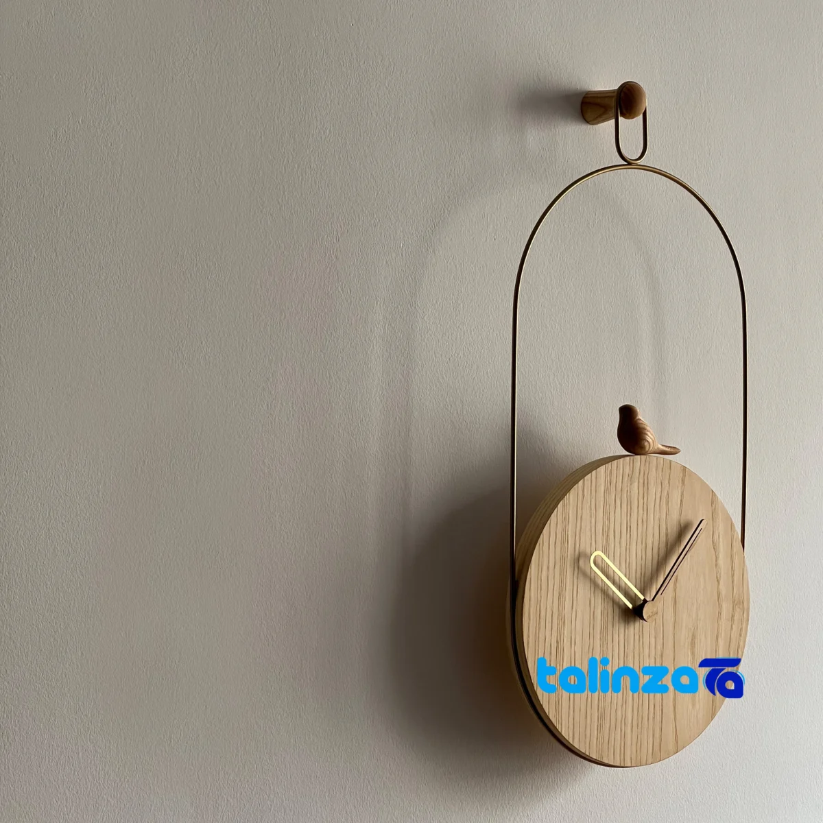 Side view of Macro Quartz Wall Clock Stylish Design frame depth and profile
