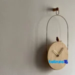 Side view of Macro Quartz Wall Clock Stylish Design frame depth and profile