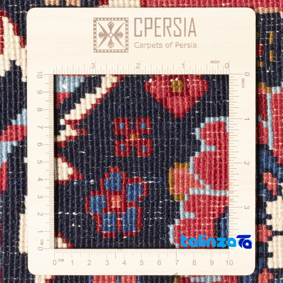 C Persia Handwoven Rug Luxurious Design - Detail view showing pile texture close-up
