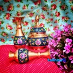 Pardaz Copper Vase Set Decorative Art label and packaging view)
