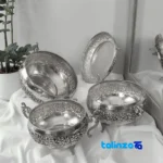Atlas Copper Serving Set - Elegant Design - Packaging view showing label and