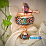 Pardaz Copper Candy Dish Elegant Design with hammered finish - Packaging view showing label and