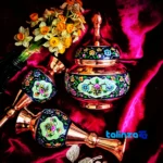 Pardaz Copper Vase TRJ16 label and packaging view)