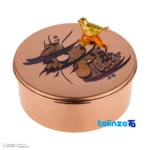 Zanjan Copper Nut Bowl Elegant Design label and packaging view)