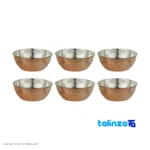 Zanjan Copper Bowl Set - Hand-Hammered Elegance label and packaging view)