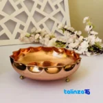 Shamloo Copper Serving Set 7-Piece Elegant Design Hammered - Packaging view showing label and