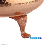 Zanjan Copper Sugar Bowl Handcrafted Engraving - Packaging view showing label and