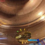 Packaging view of Fazli Copper Chocolate Bowl Set - Elegant Design Hammered label and