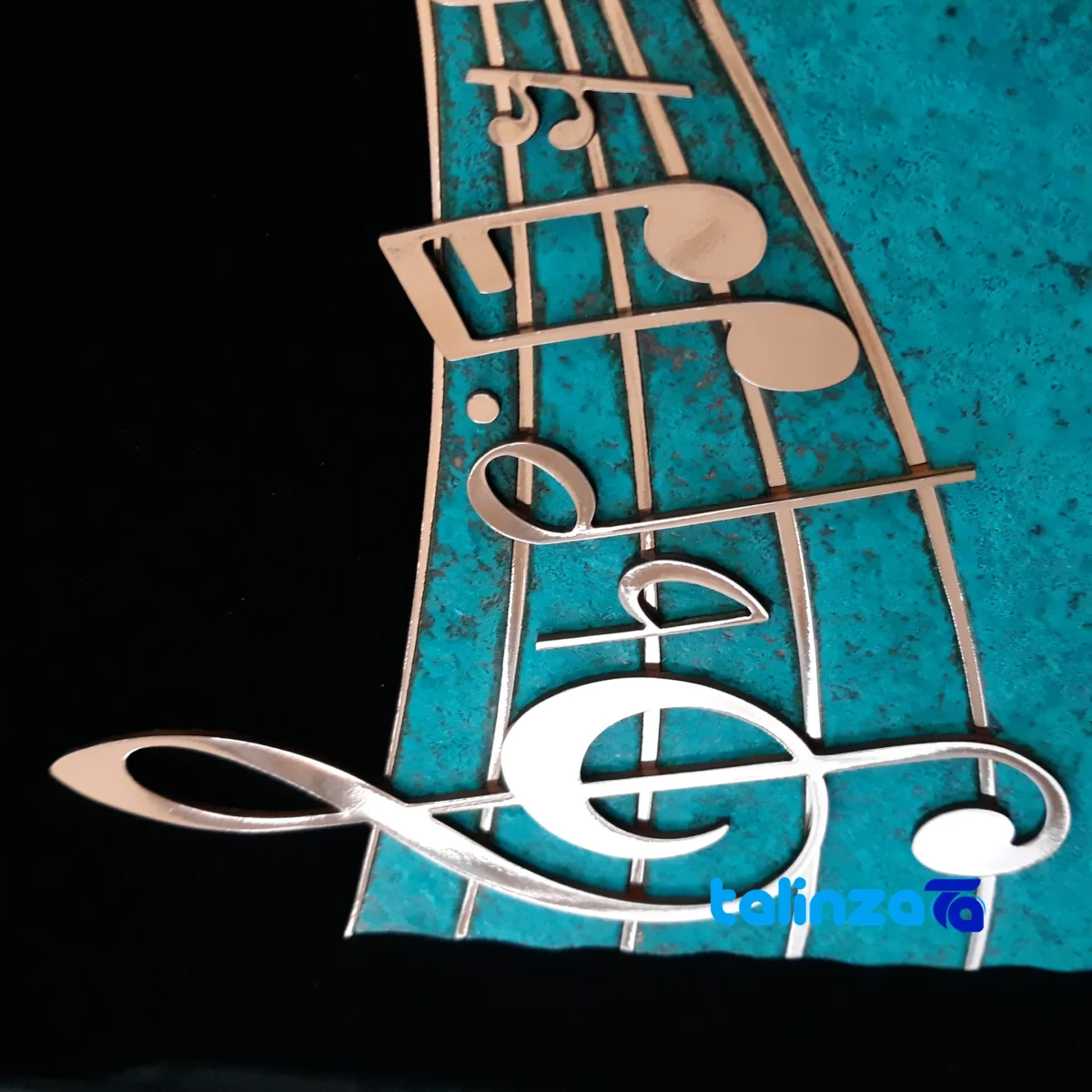Melody Mosaic Copper Artwork - Packaging view showing label and