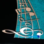 Melody Mosaic Copper Artwork - Packaging view showing label and