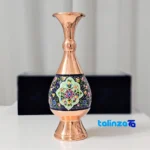 Negarestan Copper Vase Artistic Design - Packaging view showing label and
