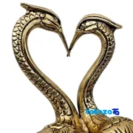 Brass Crane Sculpture Love Model - Packaging view showing label and