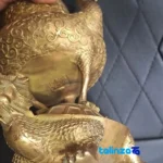 China Bronze Dragon Figurine Chocolate Holder Flamingo saffron strand quality (Close-up)