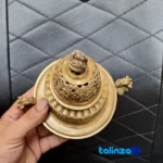 Packaging view of Chingan Bronze Dragon Decorative Bowl Set label and
