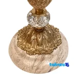 Packaging view of Emperor Brass Candle Holder Set Two label and