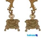Brass Candle Holder Angel Model S-4266 Set of Two label details and pack finish (Packaging view)